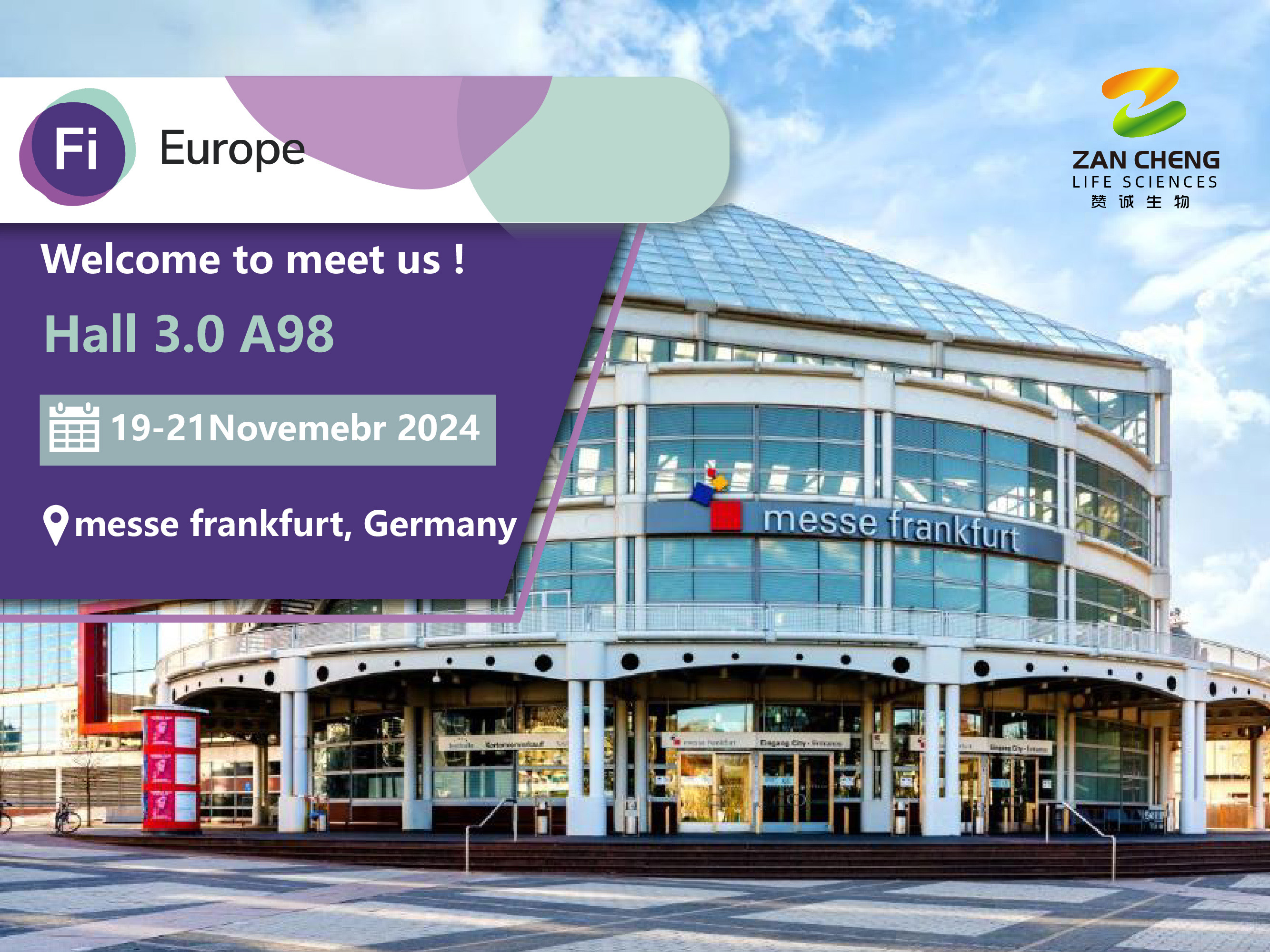 Exciting News! Join us at Fi Europe 2024 in Frankfurt!